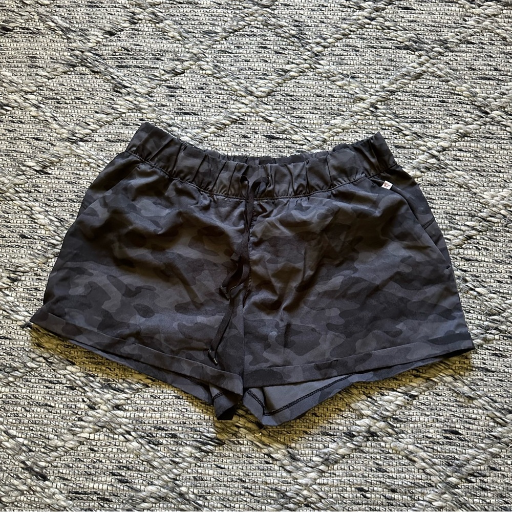 Danskin Black Athletic Shorts Elastic Waistband